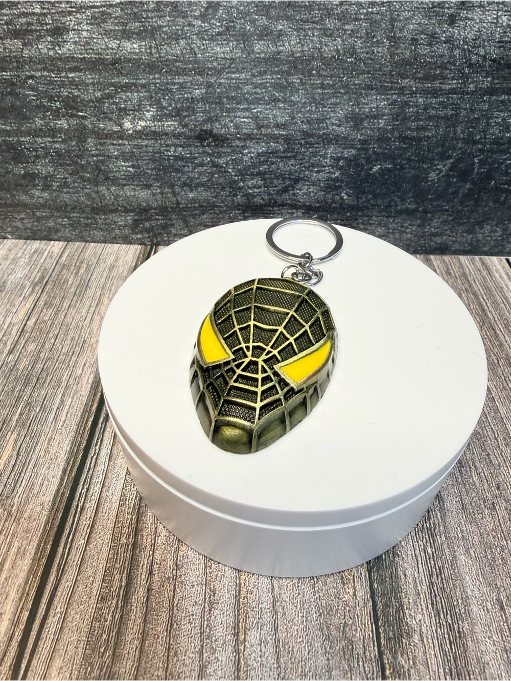Spider Mask Keychain